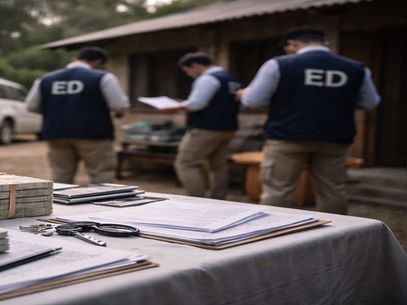ED conducts search operations for illegal sand mining in Pathankot