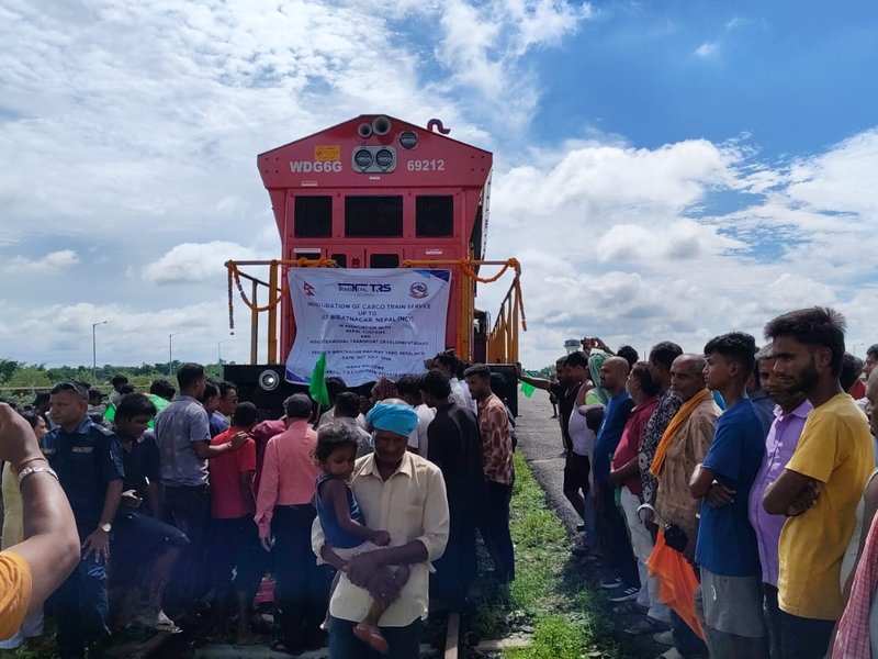 NFR marks historic first with direct container freight train to Nepal