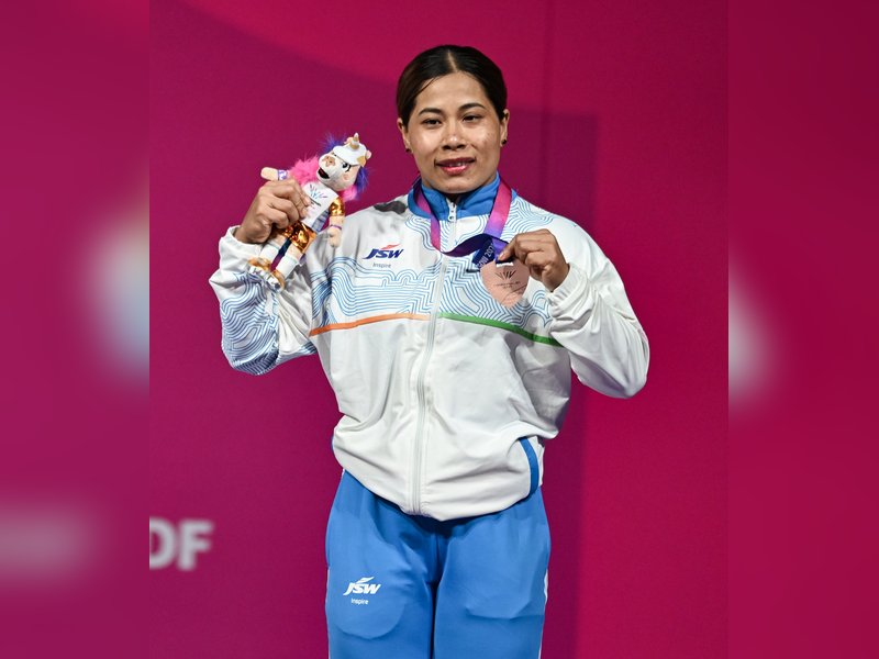 CWG 2026: Sports Min Dr Mandaviya hails lifter Bindyarani Devi's gritty show in bronze medal win
