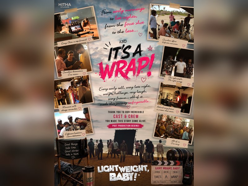 Vikkals Vikram, Arathy Krishna's 'Lightweight, Baby!' unit wraps up 45-day shoot; first look to be unveiled in August