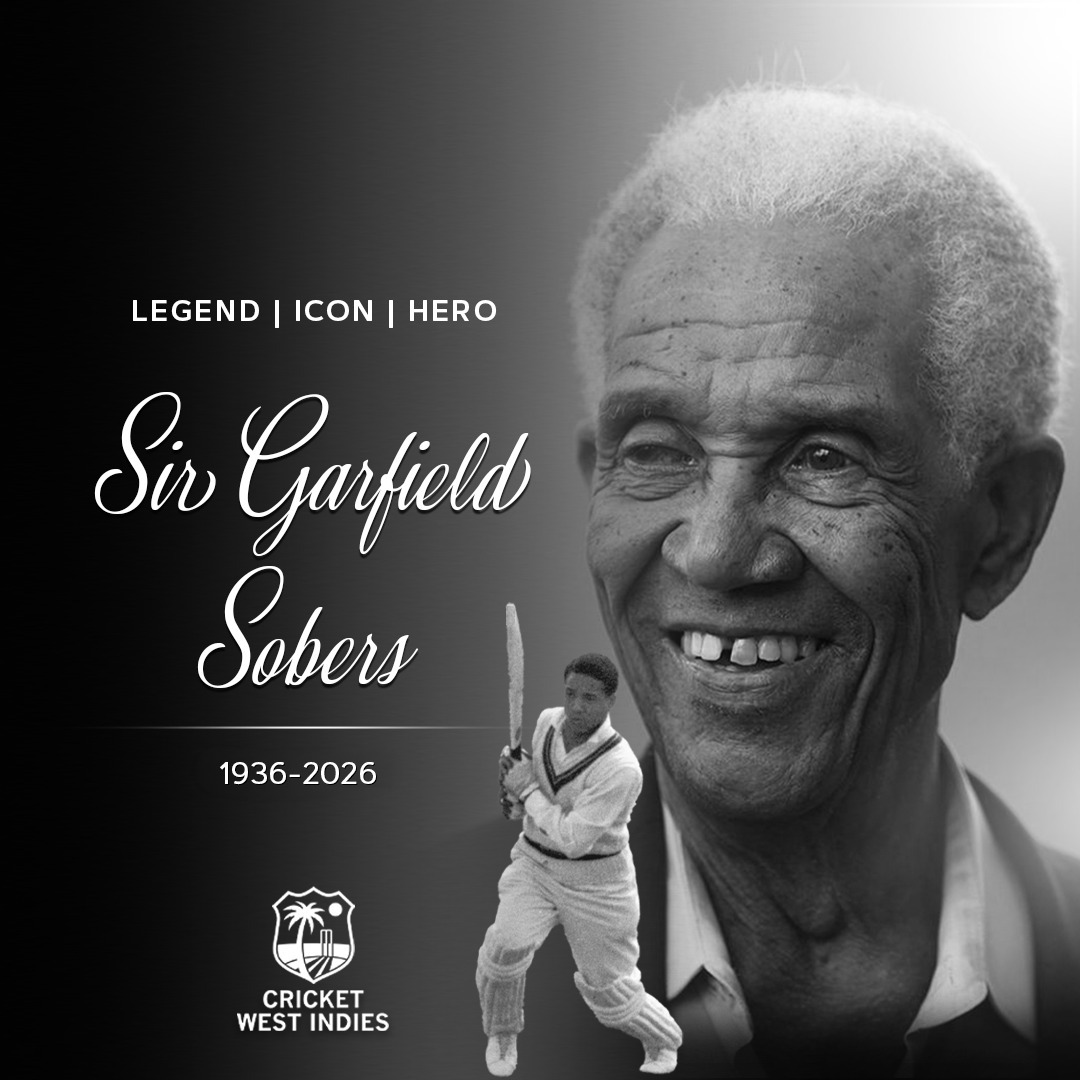 BCCI, Windies Cricket, Harbhajan, Ishant, Rahane pay tributes to Sir Garry Sobers