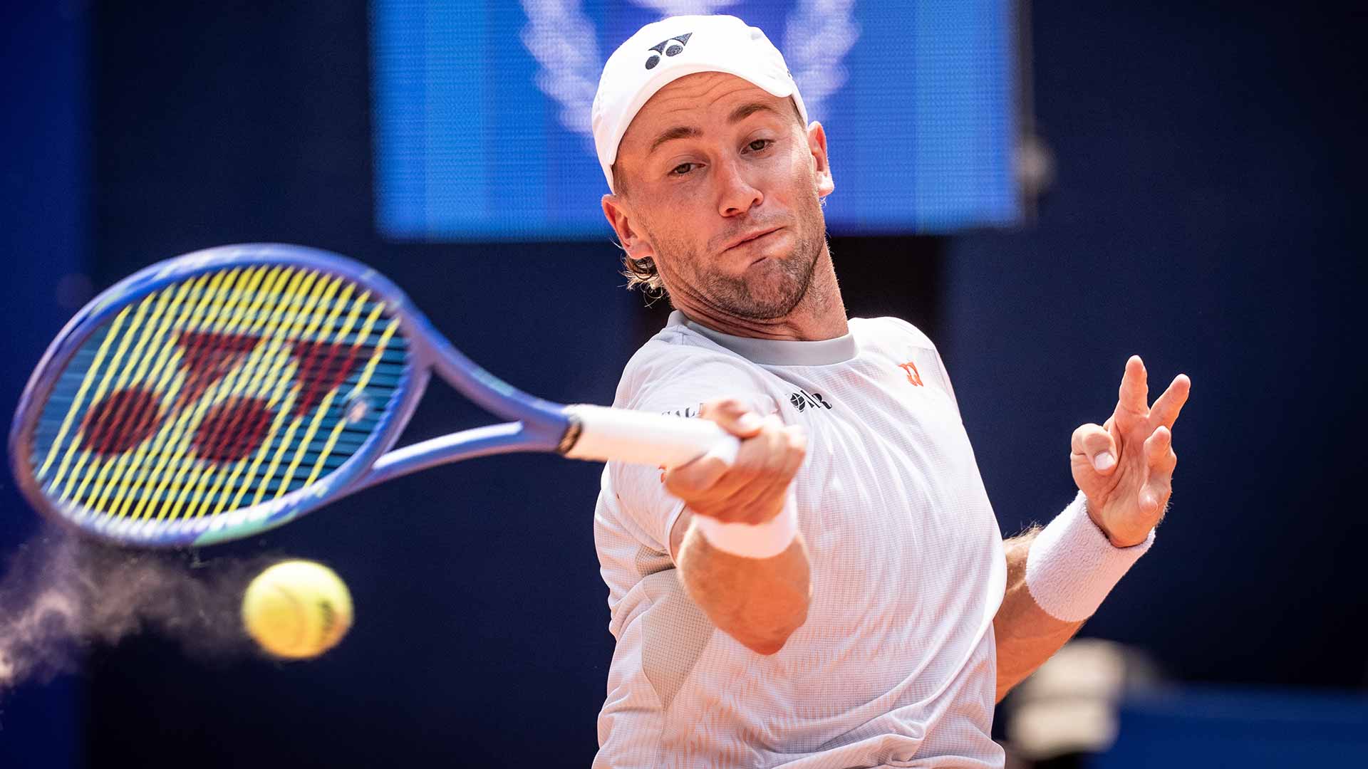 Swiss Open: Ruud survives a scare, comes back to beat Faria, reaches quarters