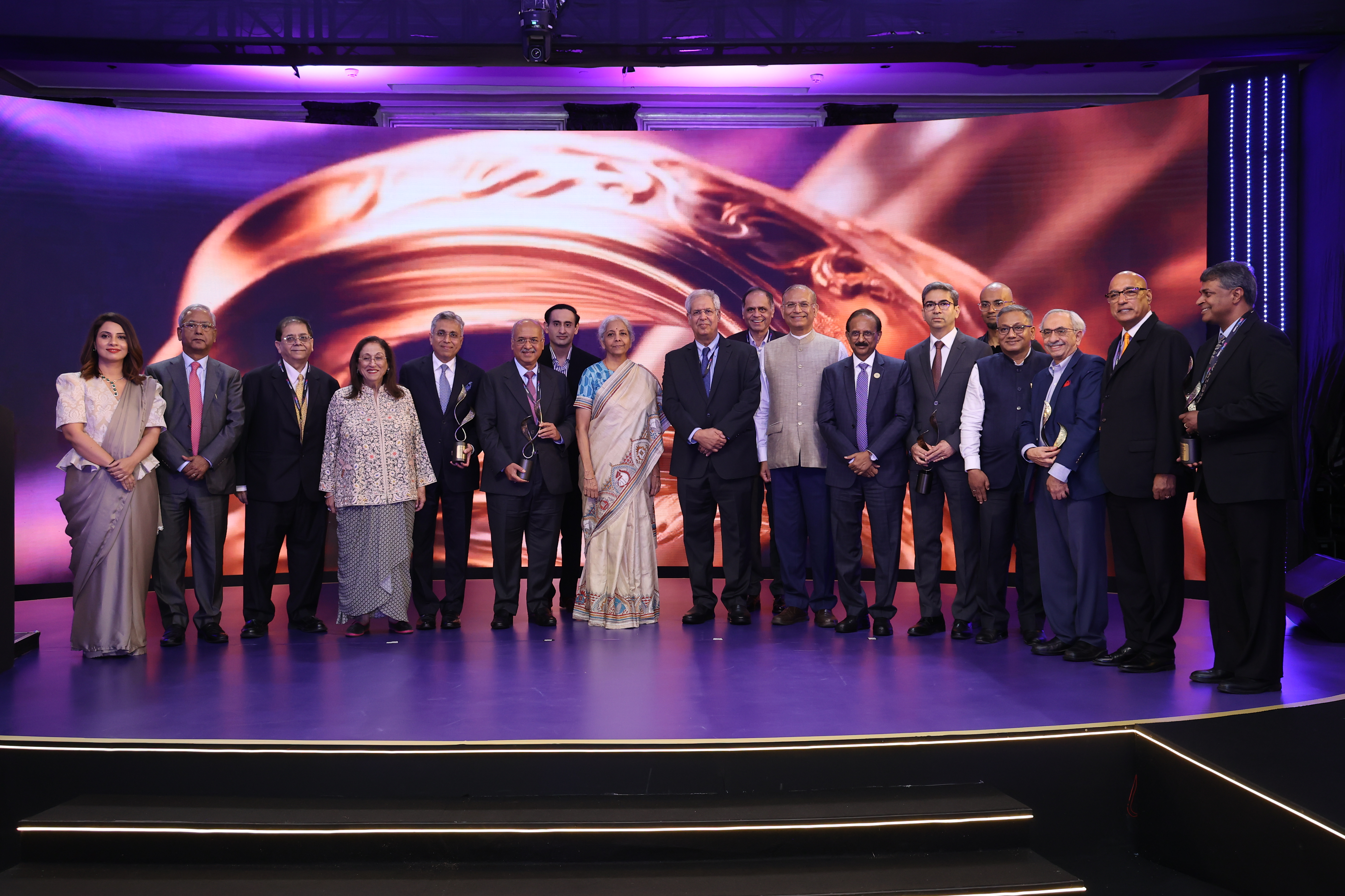 FM Sitharaman honours top India Inc leaders at 'NDTV Profit Business Leadership Awards 2026'