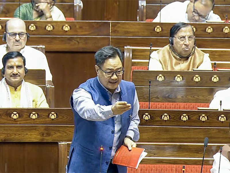 RS sees heated exchanges between Rijiju and Kharge over rule interpretations