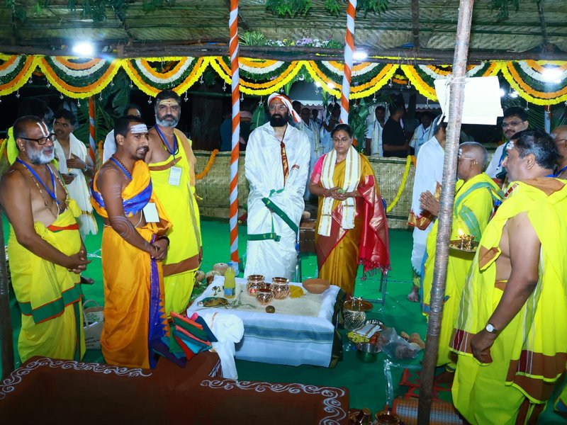 Telangana conducts ‘Varuna Yagam’ to pray for abundant rainfall