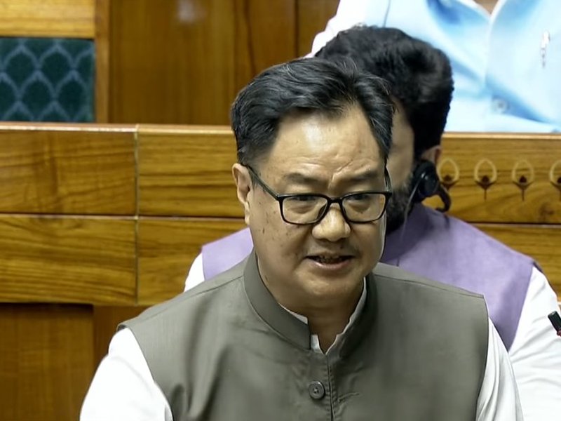 ‘HM will give reply on students' stir,’ Rijiju tells Oppn; LS adjourned for day amid heavy sloganeering
