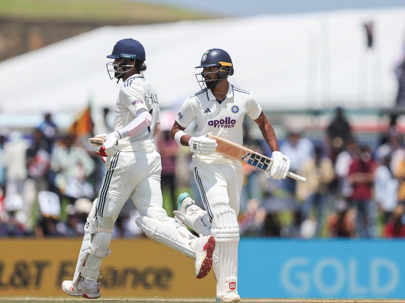 1st Test: Padikkal, Rahul carry India to 101/1 against Sri Lanka after Jaiswal’s run-out