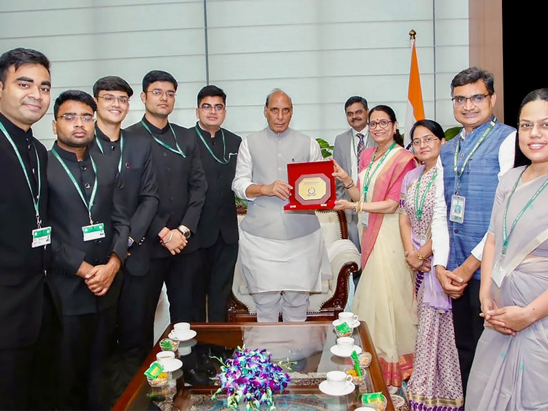 Rajnath Singh recommends people-friendly approach to Defence Estates trainee officers