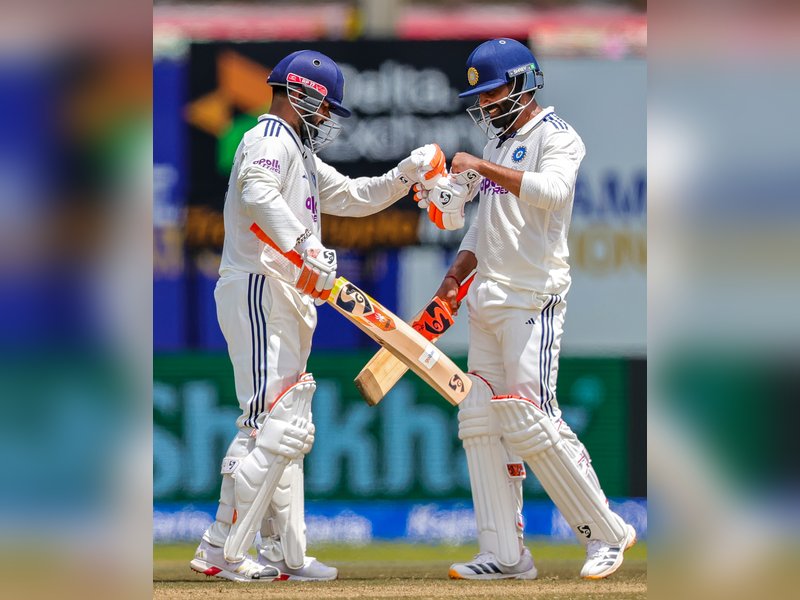 1st Test: Rishabh Pant stars with quick 66 as India set 372-run target for Sri Lanka at tea
