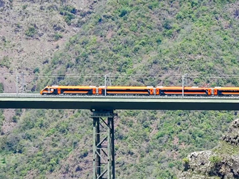 In a first, Vande Bharat train operates at 100 kmph on world’s highest railway bridge