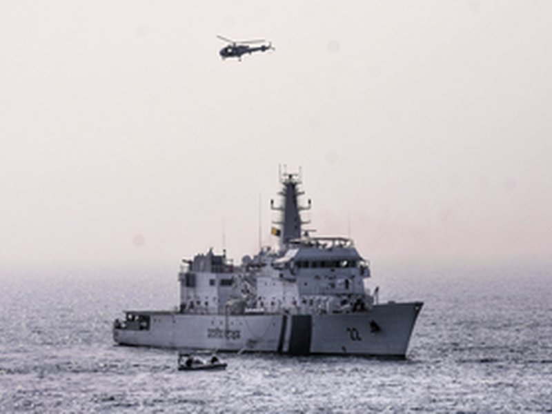 Massive search operation by Navy, Coast Guard for seven missing Andhra fishermen