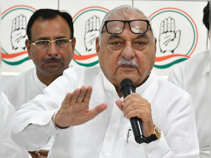 BJP completely ruined Gurugram, says former CM Bhupinder Hooda