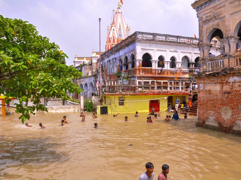 Bihar: Ganga water level recedes in Patna, flood impact persists