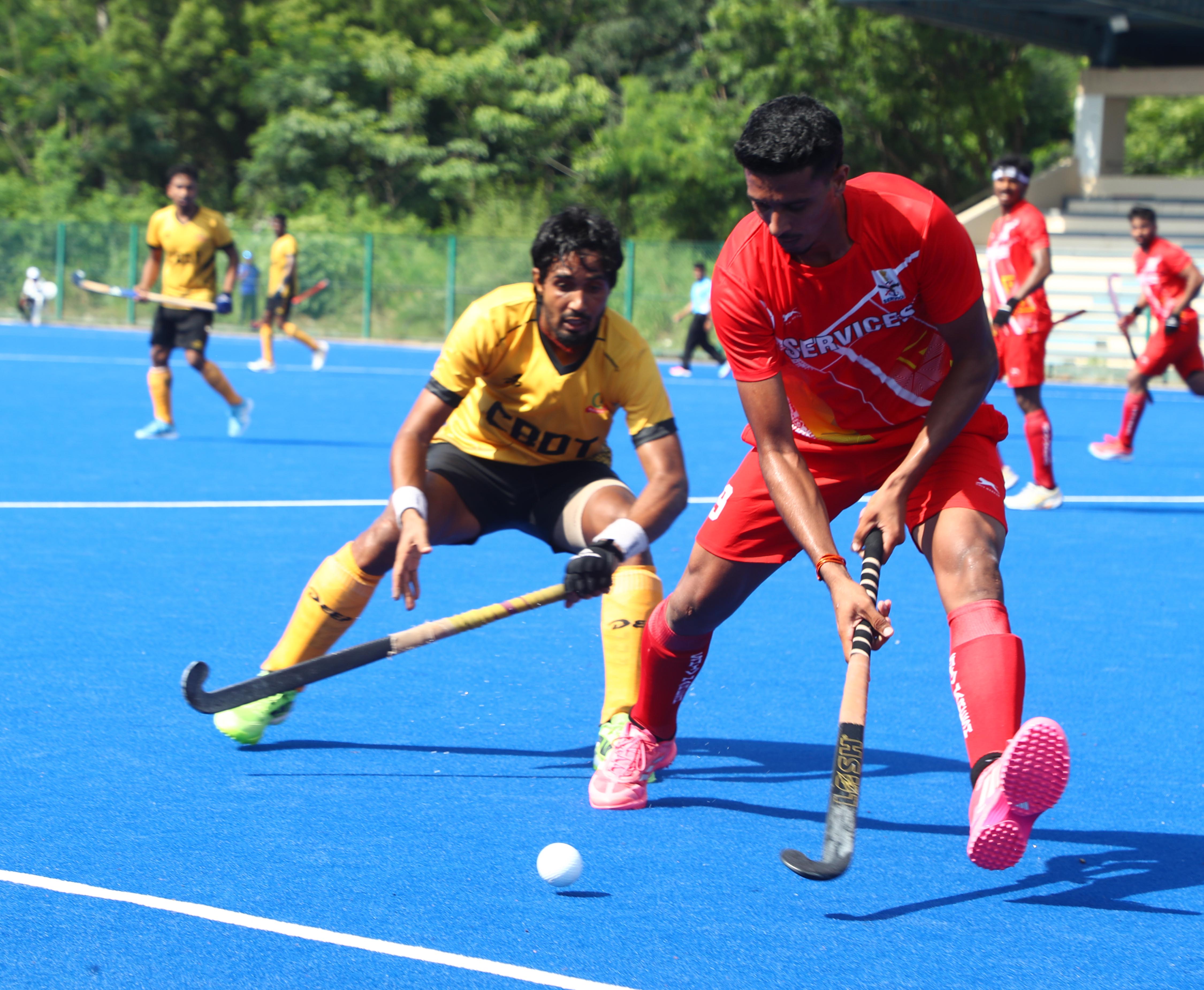 Sr Men Inter-Department Hockey: RSPB rout TNP, SAI, AIPSCB win again