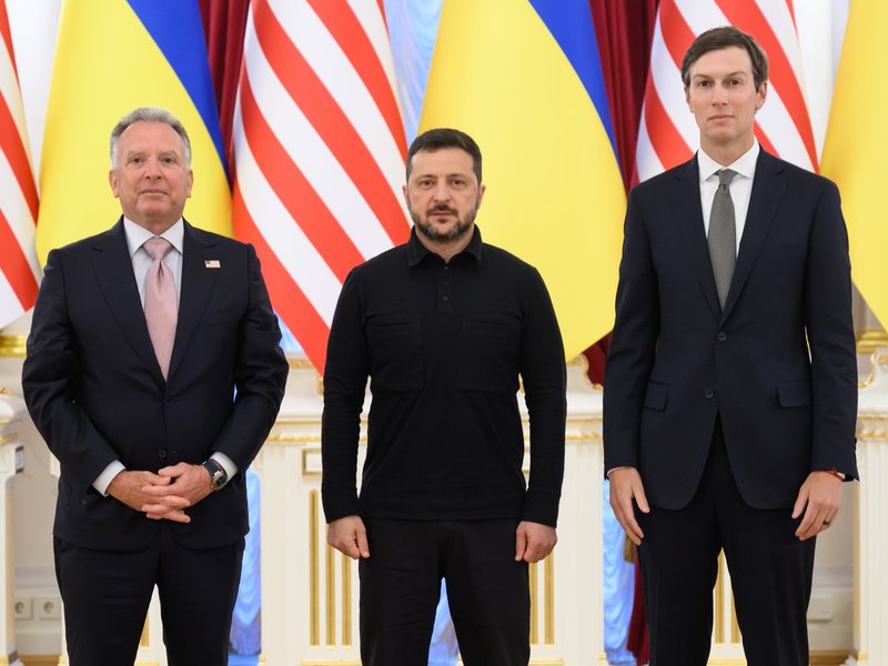Zelensky says talks with US envoys 'very substantive'
