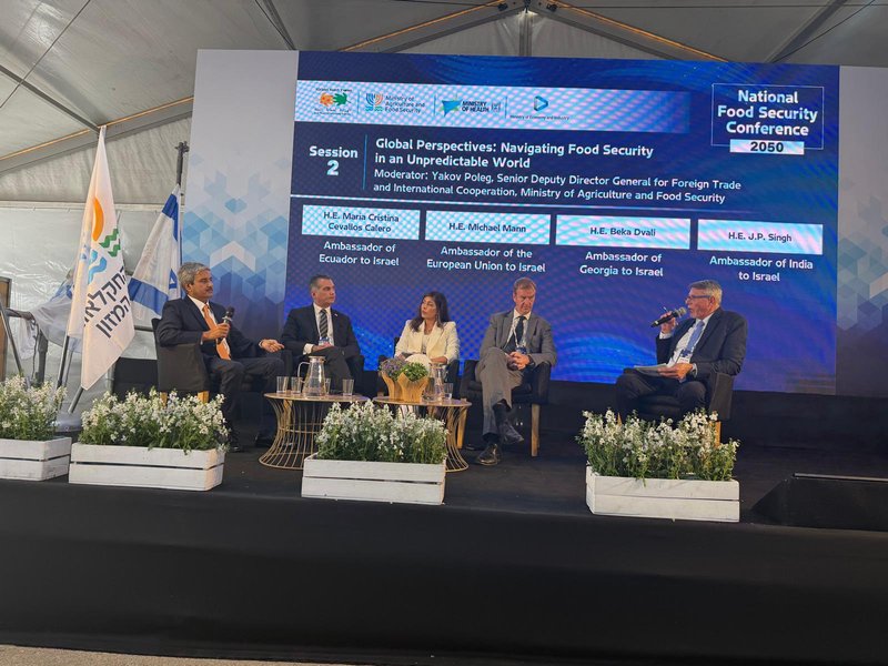 India highlights comprehensive approach to food security at panel discussion in Israel