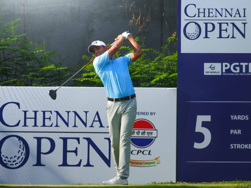 Chennai Open: Ajeetesh Sandhu opens two-shot lead