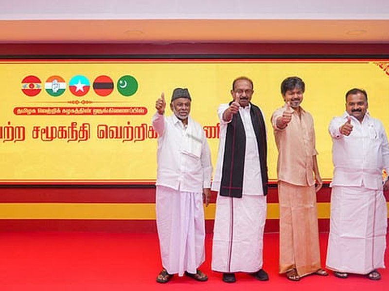 TVK-led coalition named 'Secular Social Justice Victory alliance', CM Vijay elected leader