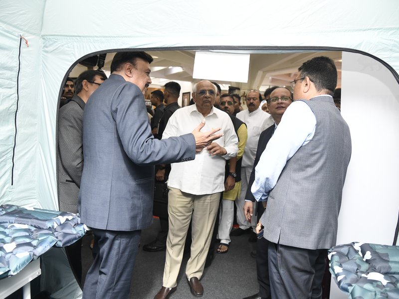 CM Patel inaugurates 'BHISHM Cube-R300' demonstration at Gujarat Assembly