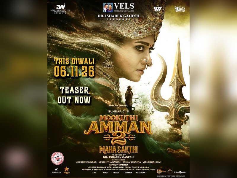 Nayanthara-starrer 'Mookuthi Amman 2' to hit screens on November 6; gripping teaser released!