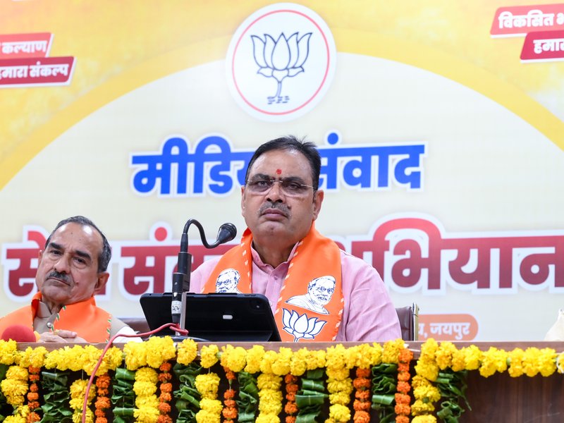 BJP victory is the result of workers' hard work, will win panchayat polls too: CM Sharma on Raj civic poll results