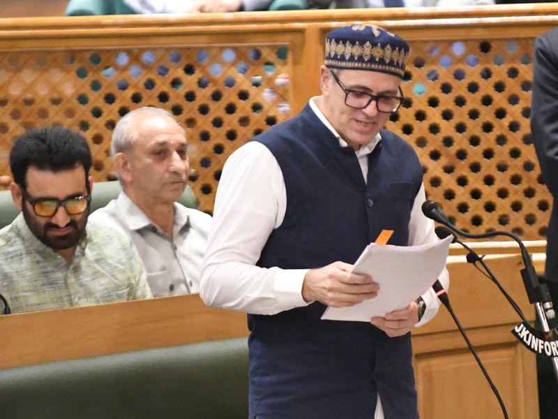 Rs 185 crore for roads and bridges in J&K: Omar Abdullah informs assembly