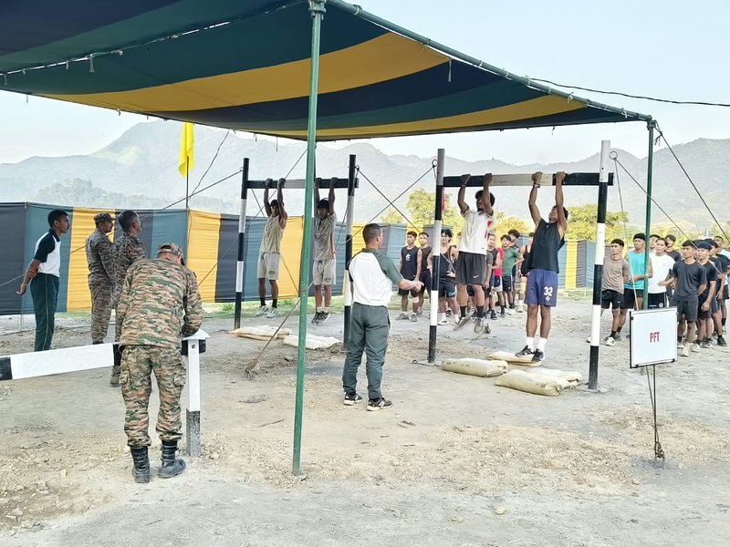 Army conducts Agniveer recruitment rally in Manipur's Churachandpur