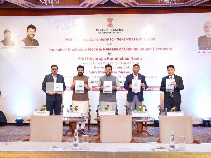 Civil Aviation Minister launches challenge mode for aerodrome development under modified UDAN