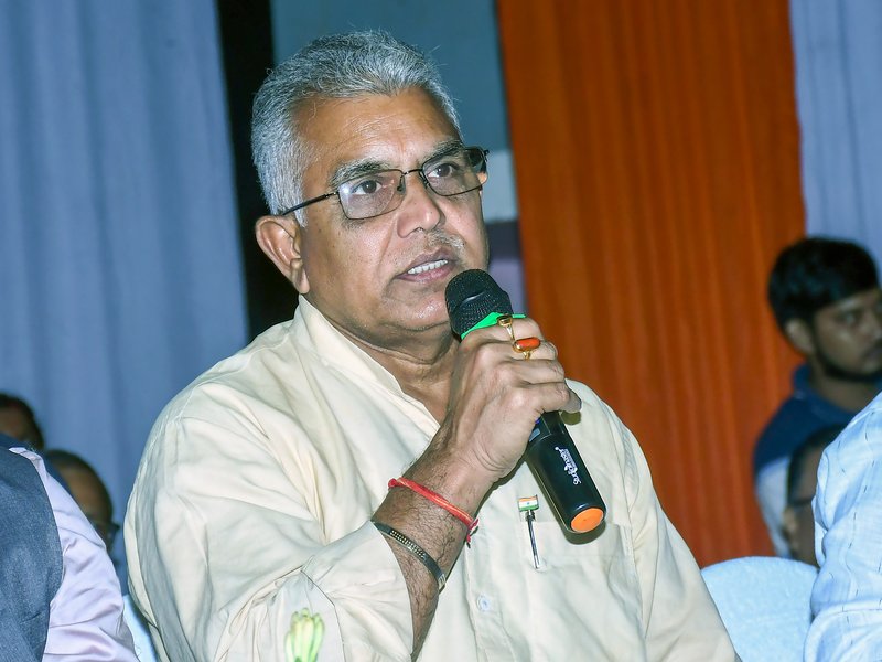 ‘They have no evidence’: Dilip Ghosh questions reports of ECI commissioners’ objections
