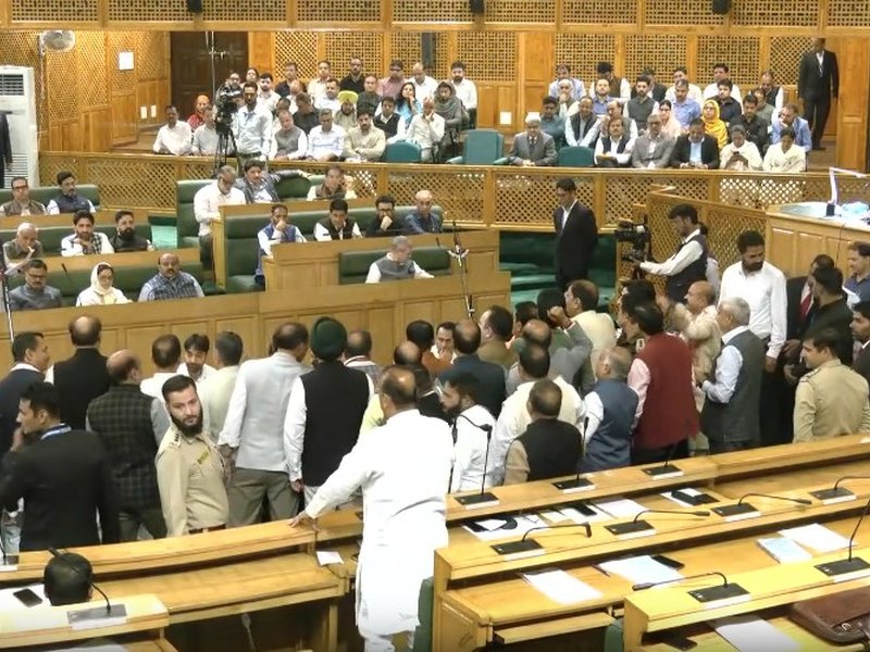 J&K Assembly: BJP MLAs stage walkout to protest statehood restoration resolution