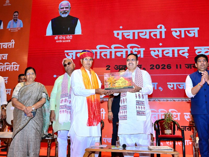 Rajasthan CM interacts with sarpanchs, stresses welfare delivery