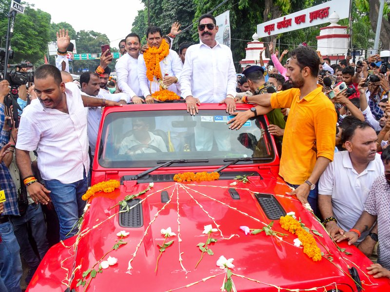 Bihar: Anant Singh backs Jan Suraaj candidate with Jan Ashirwad Yatra