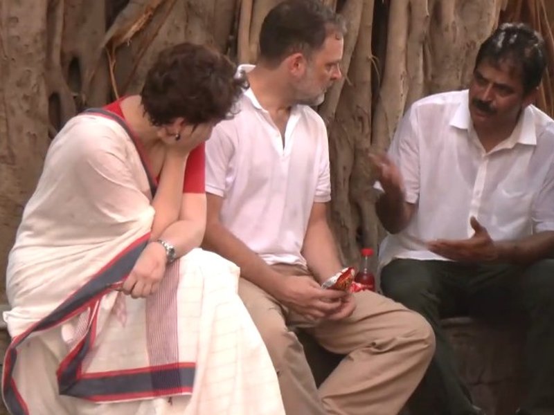 INDIA bloc MPs stage sit-in metres away from ECI office; Rahul, Priyanka enter Akashvani Bhawan