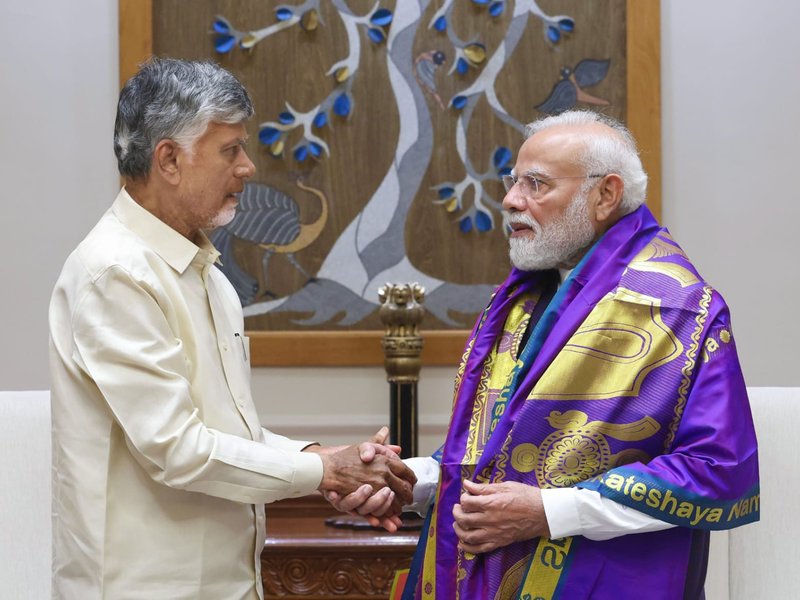 CM Naidu meets PM Modi, seeks support for Andhra projects