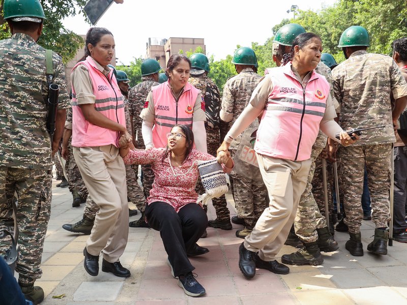 CJP stir: Around 1,000 detained across Delhi