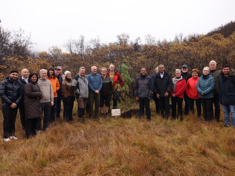 MoS Kirti Vardhan Singh plants sacred sapling under ‘Ek Ped Maa Ke Naam’ initiative in Iceland