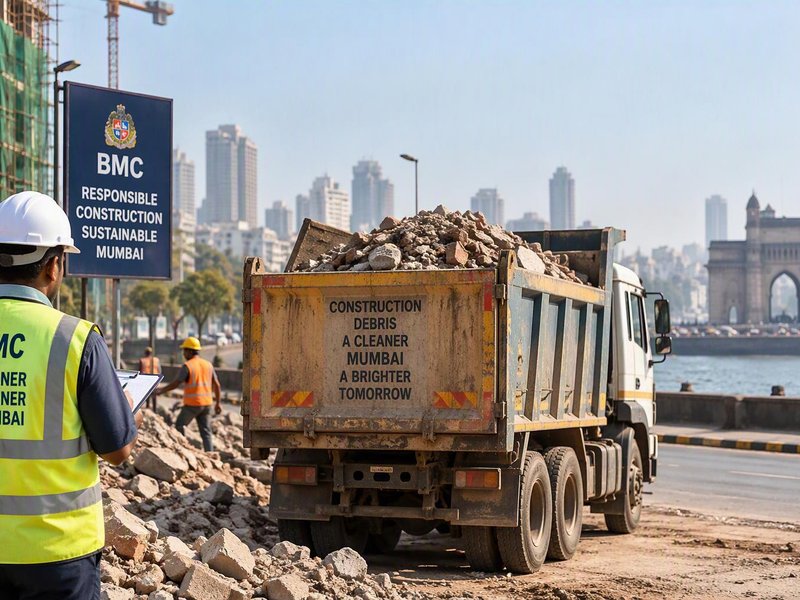 BMC to crack down on illegal debris disposal, impose Rs 25,000 fine for tracking violations