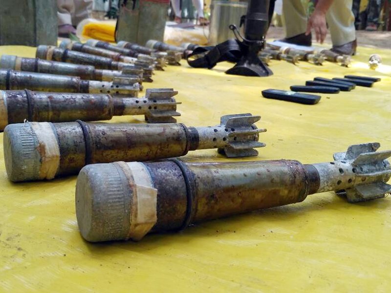 Chhattisgarh: Automatic weapons, explosives recovered in Sukma