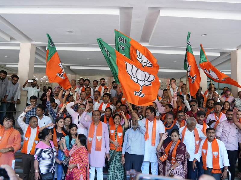 Gandhinagar civic polls: BJP, Congress expand vote share; AAP loses ground