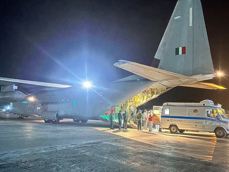 IAF airlifts Leh patient for emergency medical care in Delhi