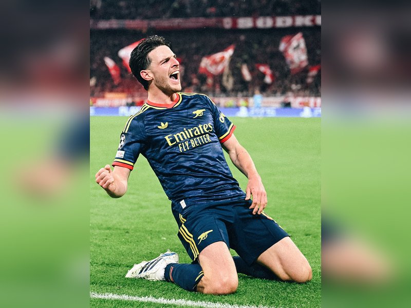 Champions League: Rice rescues Arsenal draw as Bayern surrender late lead