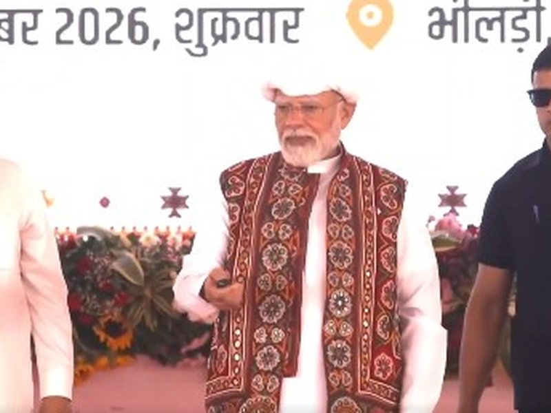 PM Modi launches projects worth over Rs 14,000 crore in Gujarat, flags off two trains