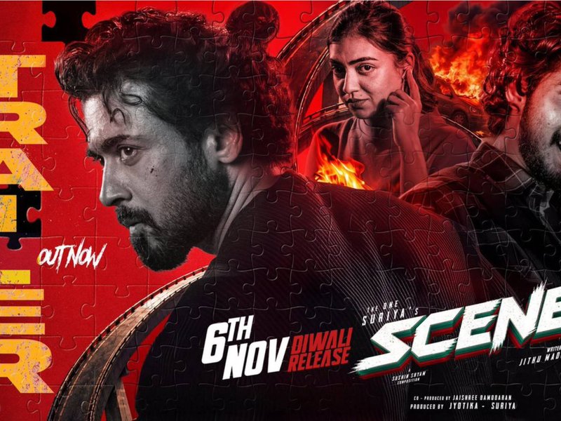 Suriya's 'Scene' trailer promises a fun-filled action entertainer; Nazriya plays a character called Maya in film!